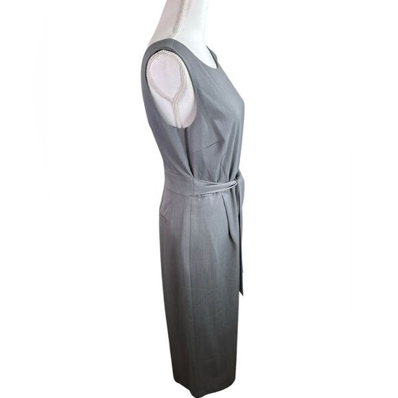 LOFT OUTLET Elegant Gray Sleeveless Jumpsuit Size 4 - Picture 8 of 12